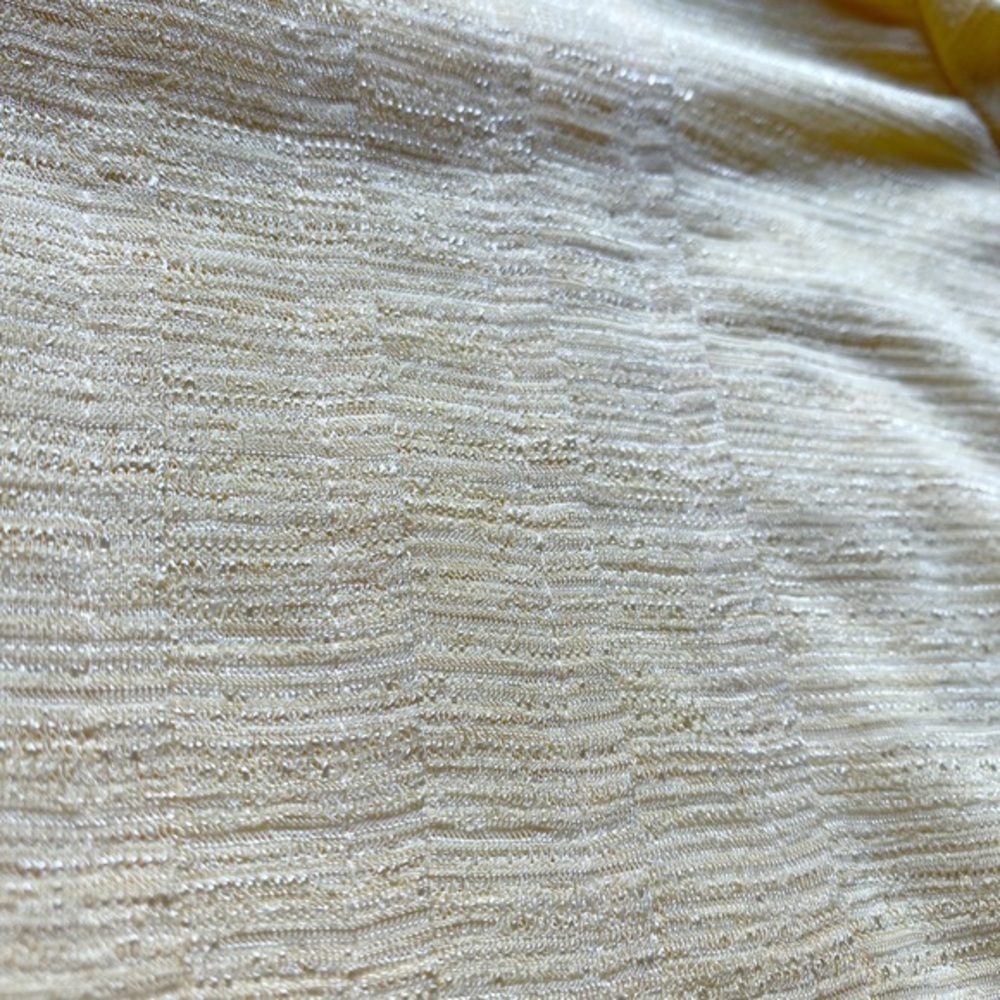 New Directions Yellow 3/4‎ Sleeve Business Casual Shirt - Picture 8 of 10